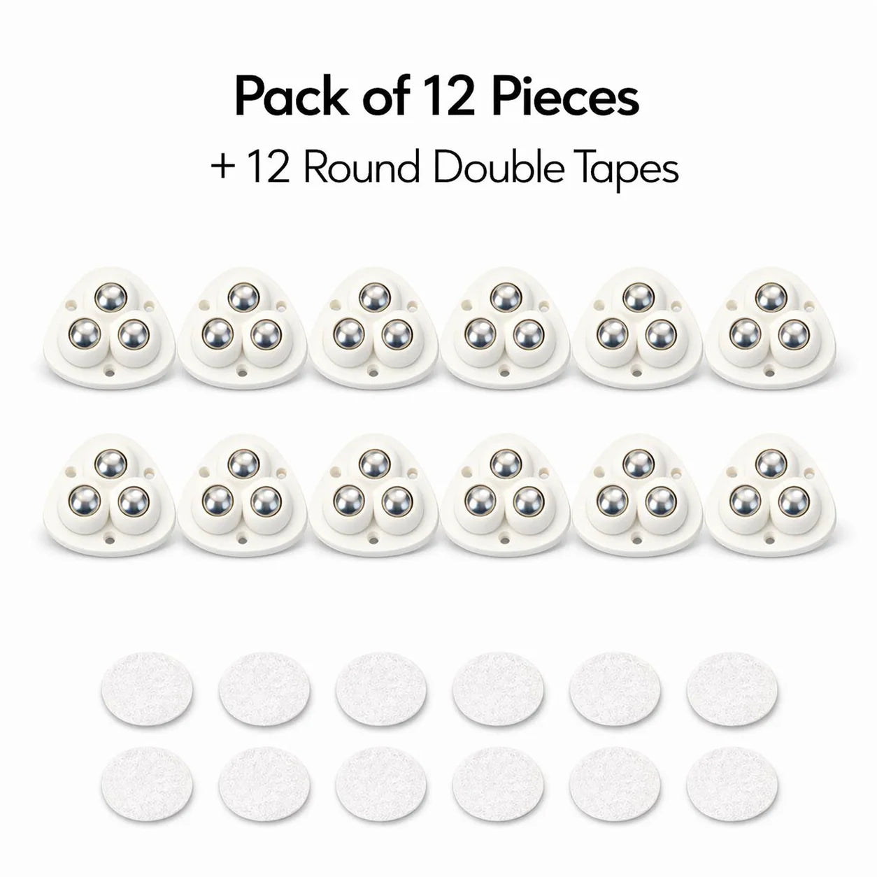 Heavy Furniture Sofa Table Moving Wheels — Pack of 8