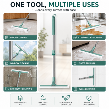 The Multifunctional Broom - Sweeps And Wipes All Surfaces (180° Rotatable)