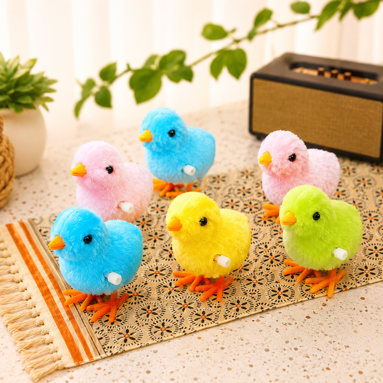 🐥 Wind-Up Jumping Chicken Toy