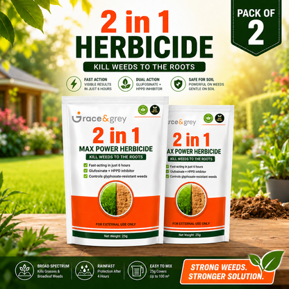 Max Power Dual Action Weed Killer (Pack of 2) | Fast Visible Results