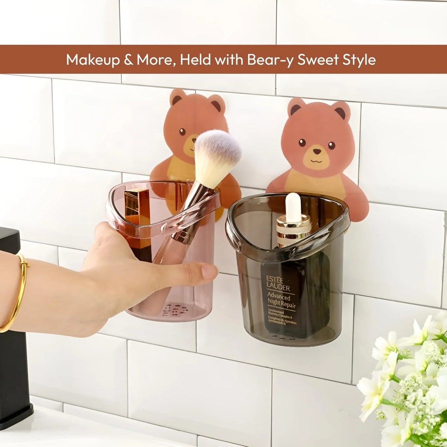 Cute Teddy Bear Kids Toothbrush Holder | BUY 1 GET 1
