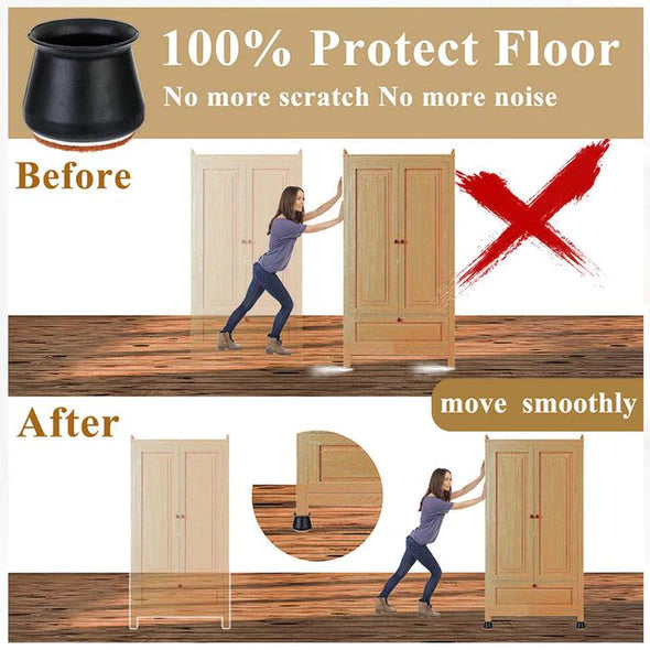 Furniture Leg Caps | No more floor scratches
