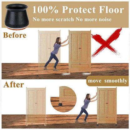 Furniture Leg Caps | No more floor scratches