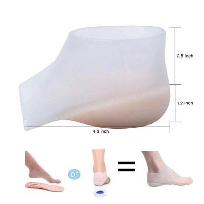 Unisex Silicone Invisible Height Increase Insoles