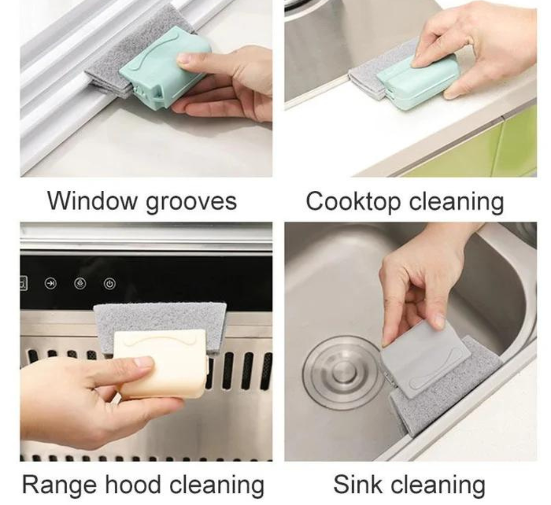 Door Window Groove Cleaning Brushes - Pack Of 3