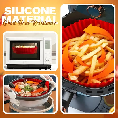 Air Fryer Silicone Reusable Baking Tray | Pack of 3