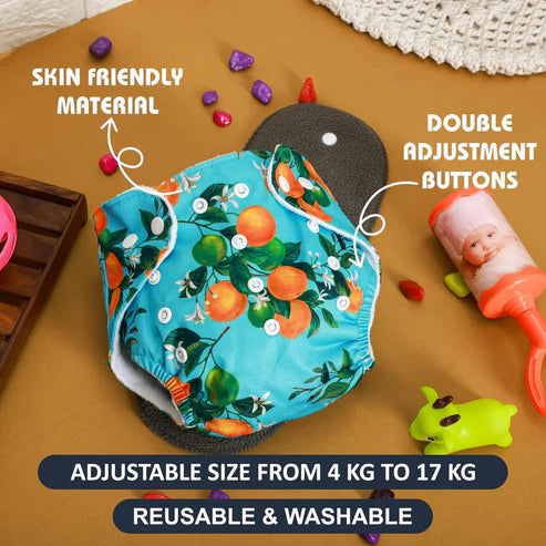 Leakage Proof Reusable Cloth Diaper for Baby