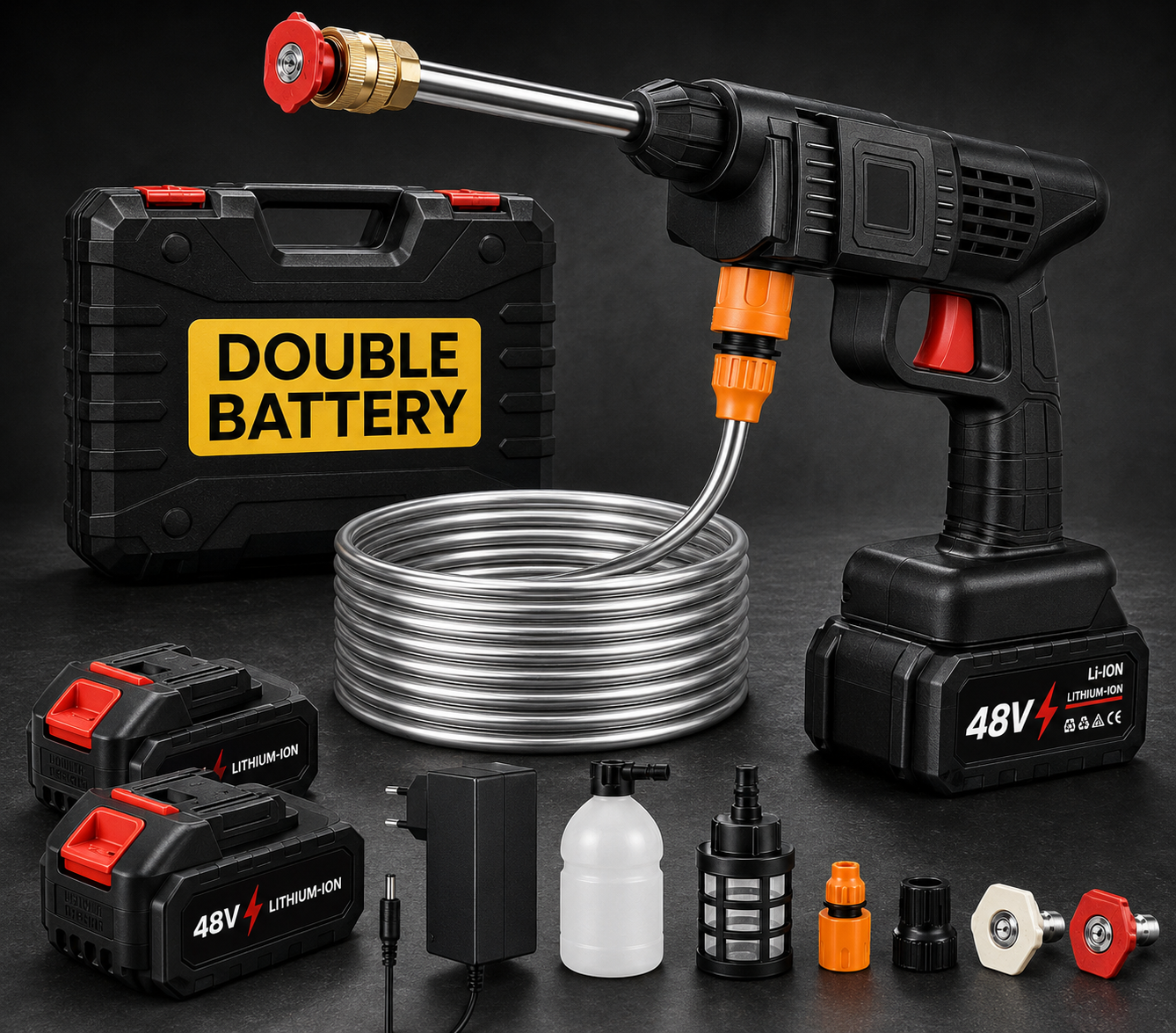 Portable high spread water Gun Kit