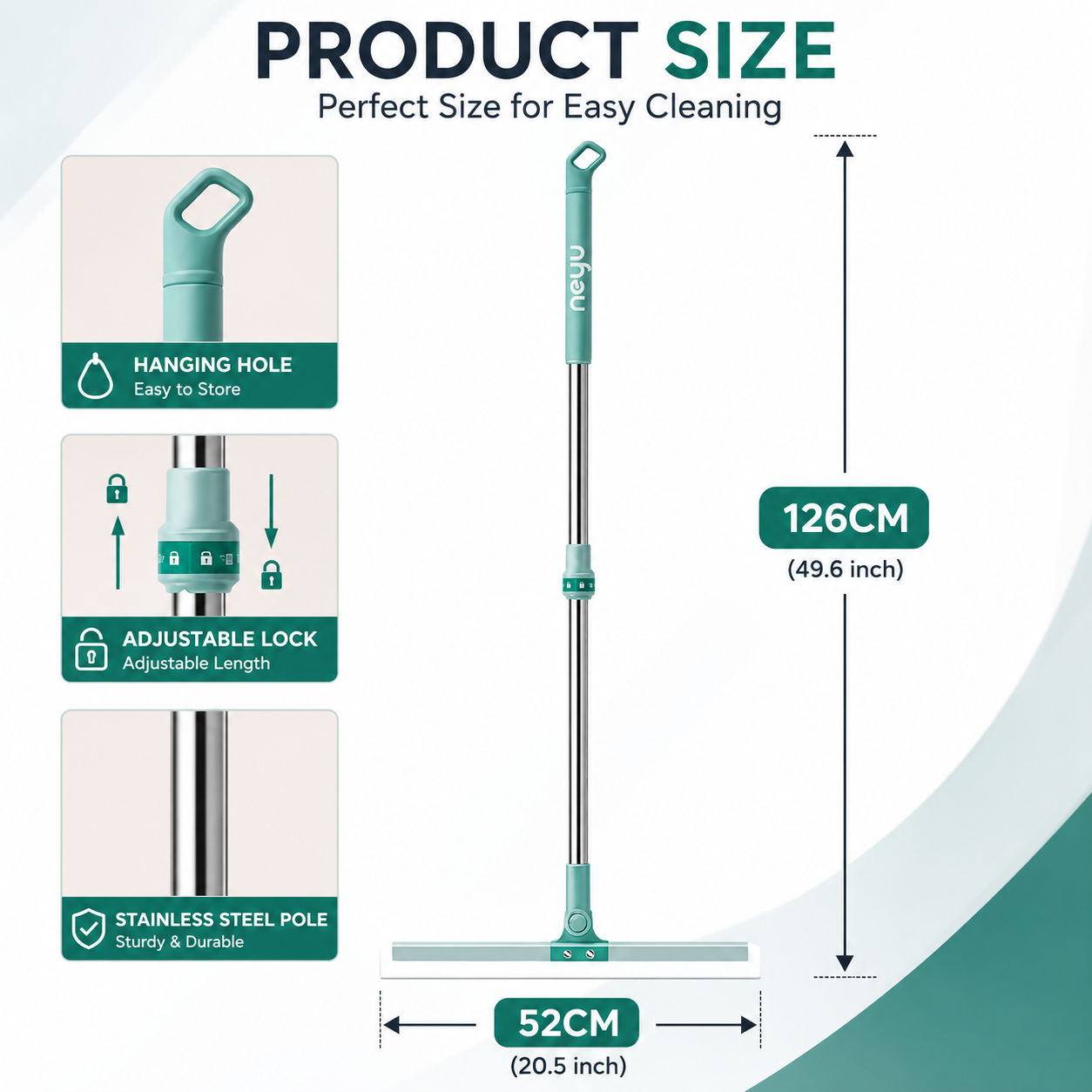 The Multifunctional Broom - Sweeps And Wipes All Surfaces (180° Rotatable)