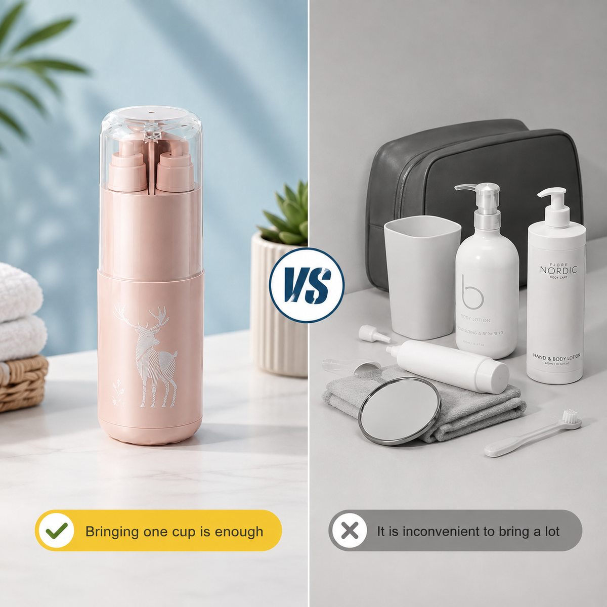 ✈️ TripTidy™ 6-in-1 Travel Kit