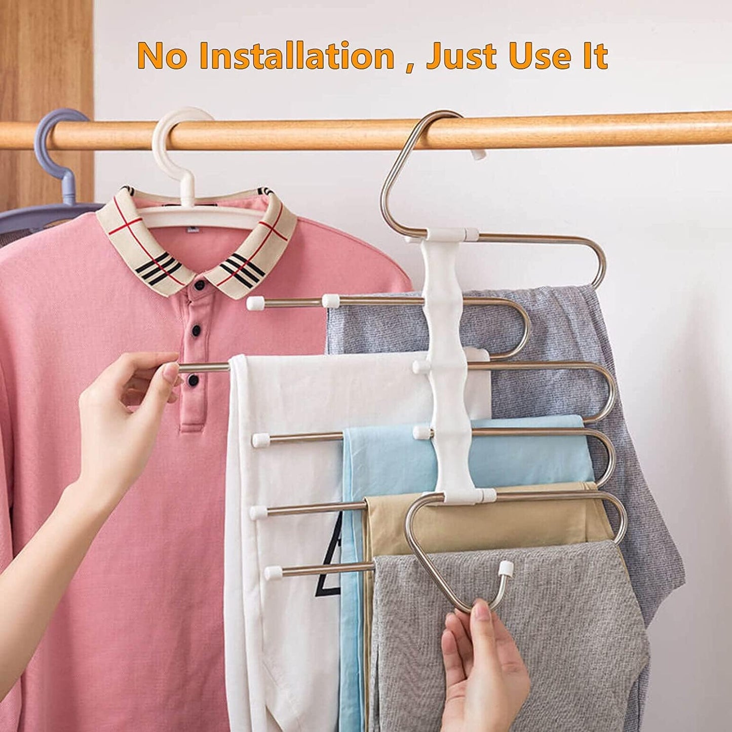 Stainless Steel Multipurpose Hanger Organizer
