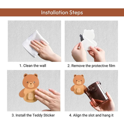 Cute Teddy Bear Kids Toothbrush Holder | BUY 1 GET 1