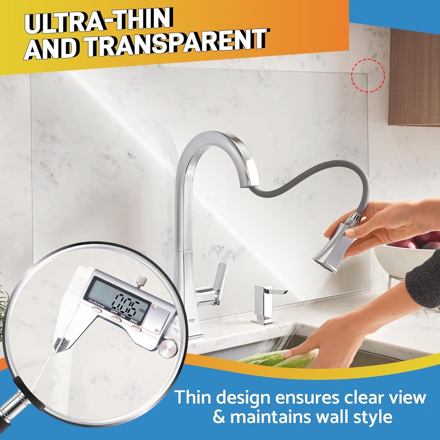 Self-Adhesive Transparent Electrostatic Wall Protection Film | Buy 1 Get 1 Free