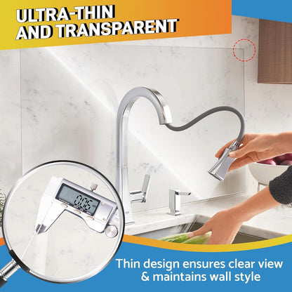 Self-Adhesive Transparent Electrostatic Wall Protection Film | Buy 1 Get 1 Free