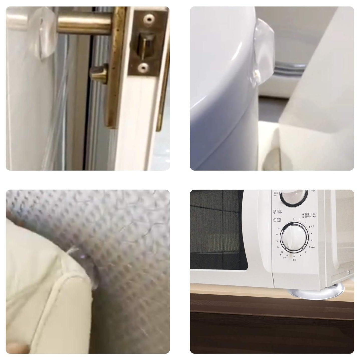 ClearGuard Reusable Door Protectors Shield For Preventing Damage