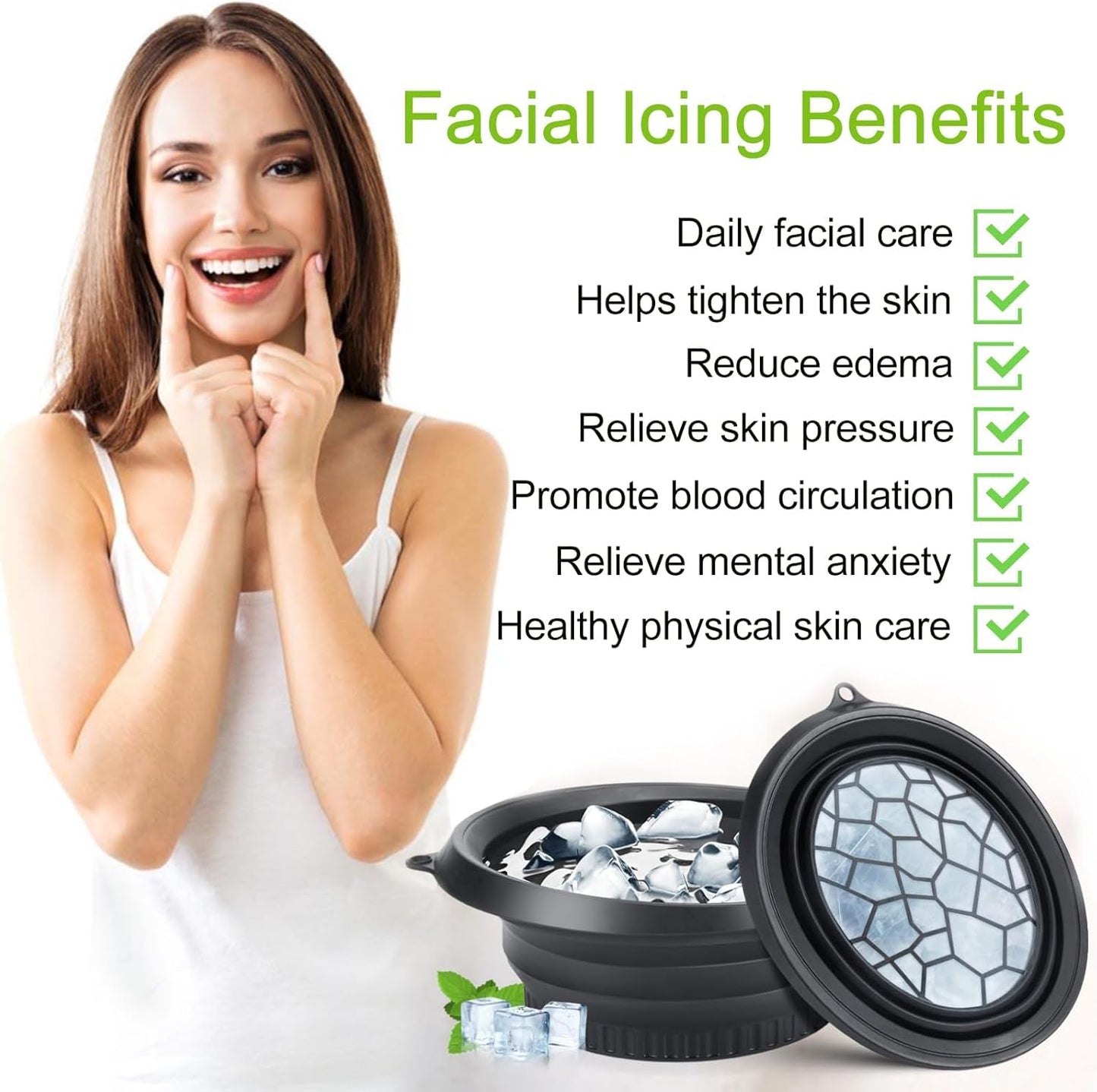 Silicone Face Ice Bowl