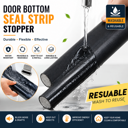 Door Bottom Seal Strip Stopper - Pack of 4