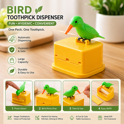 BIRD Toothpick Dispenser