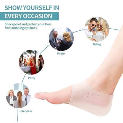Unisex Silicone Invisible Height Increase Insoles