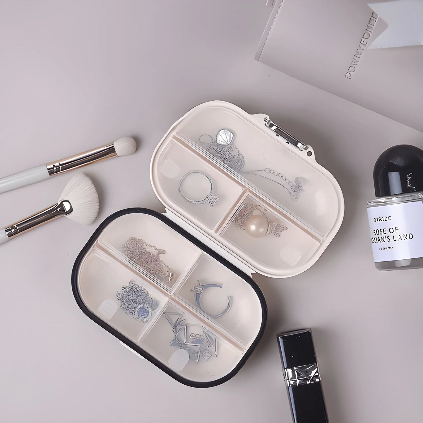 Multipurpose 7-Day Travel Pill And Storage Organizer Box