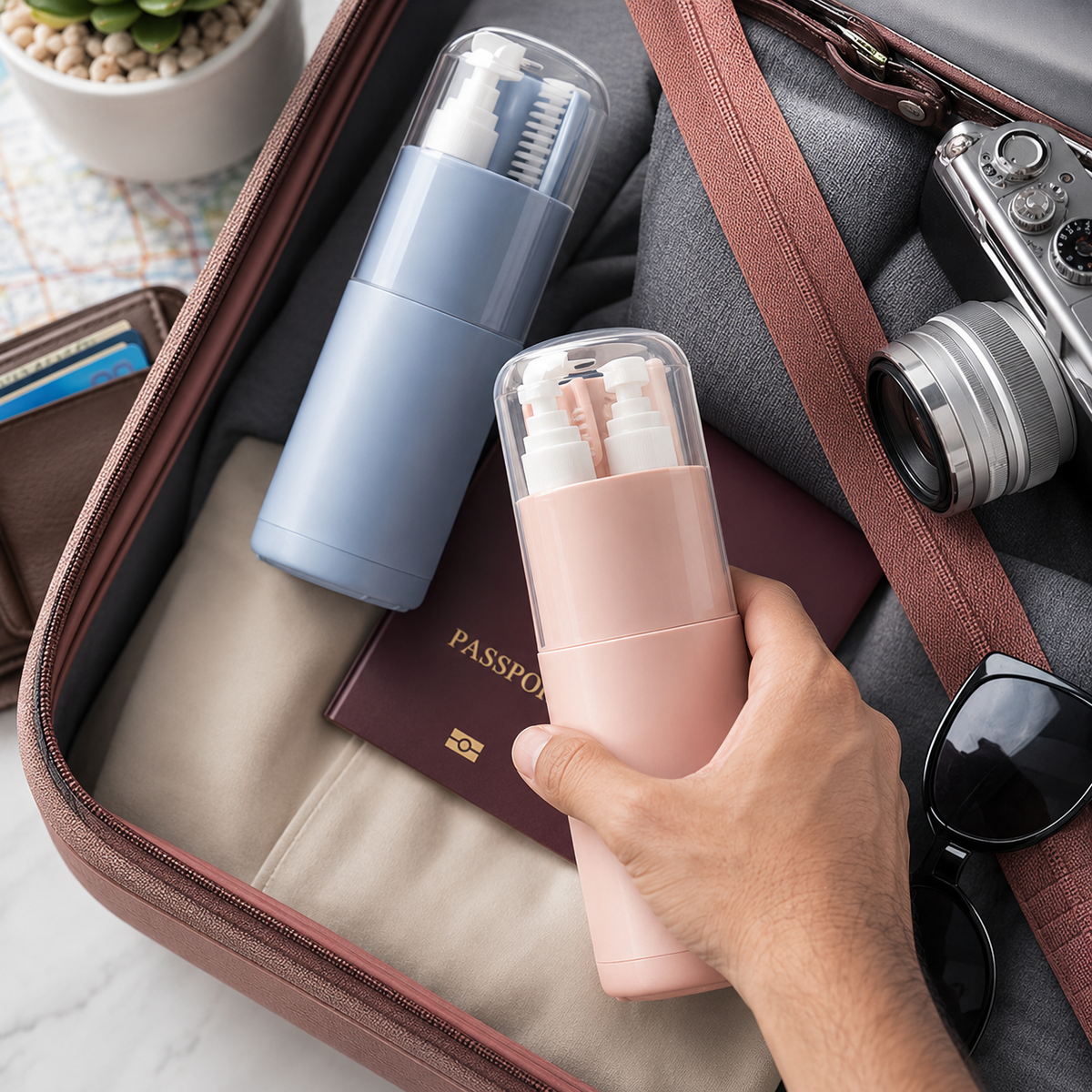 ✈️ TripTidy™ 6-in-1 Travel Kit
