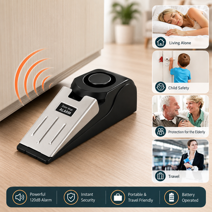 Portable Door Stop Security Alarm