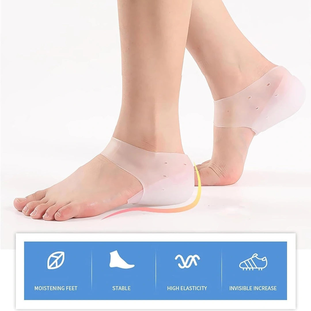 Unisex Silicone Invisible Height Increase Insoles