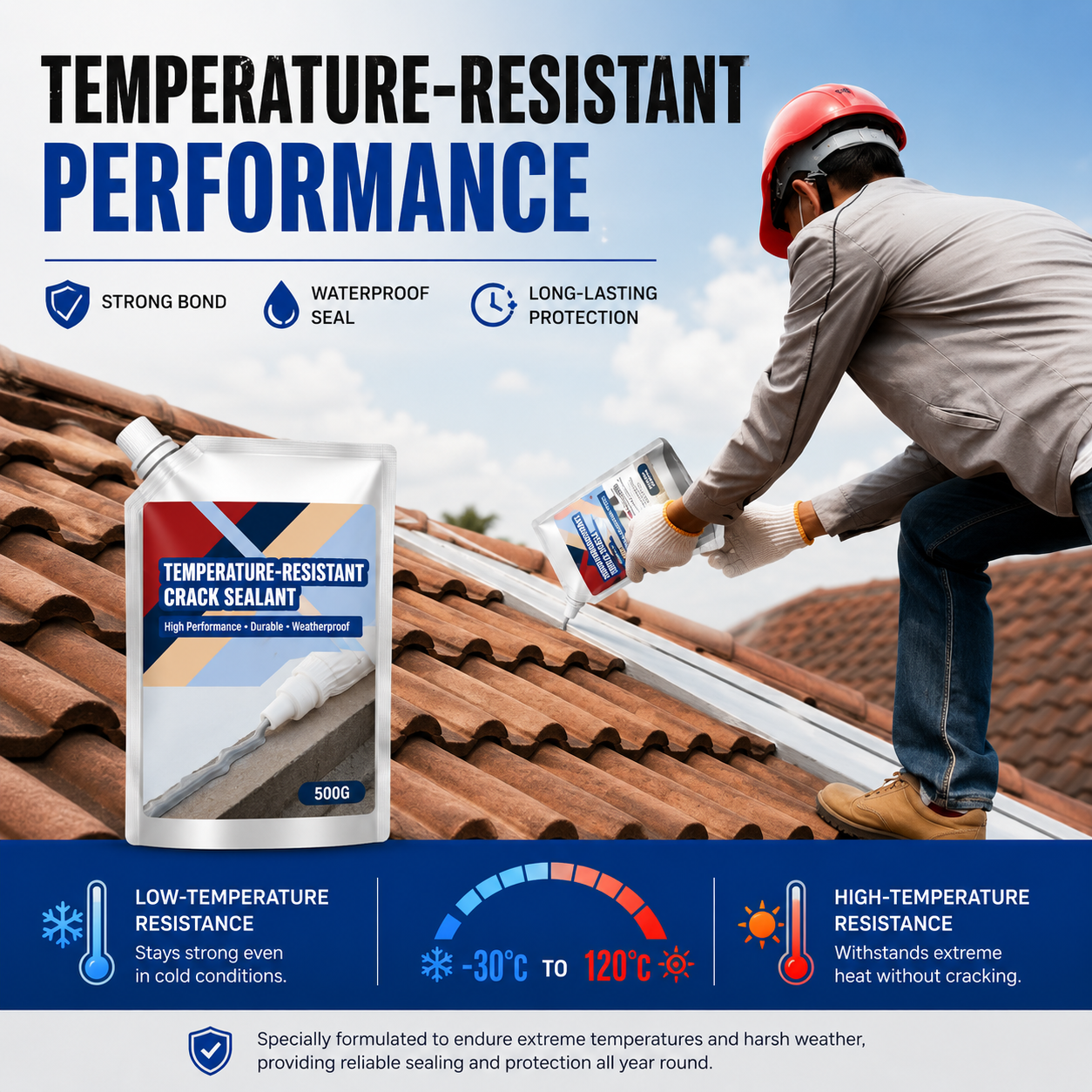 Heavy-Duty Concrete Crack Repair Adhesive