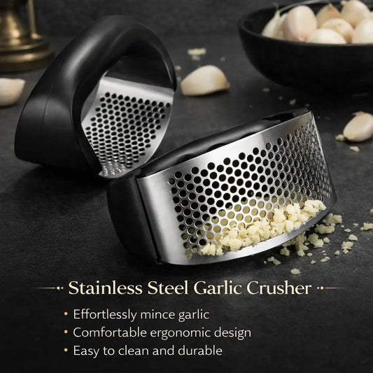 Stainless Steel Garlic Crusher