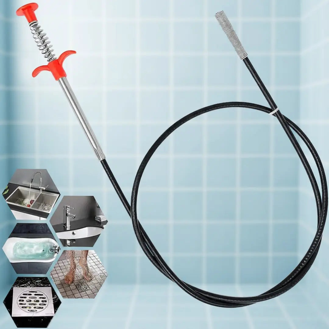 FlexiClean Sink Clean Steel Pipe- 360 Degree Movement