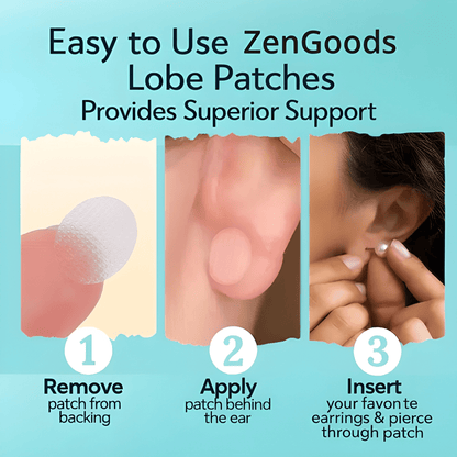 Premium Earlobe Support Patches (100 PCS)