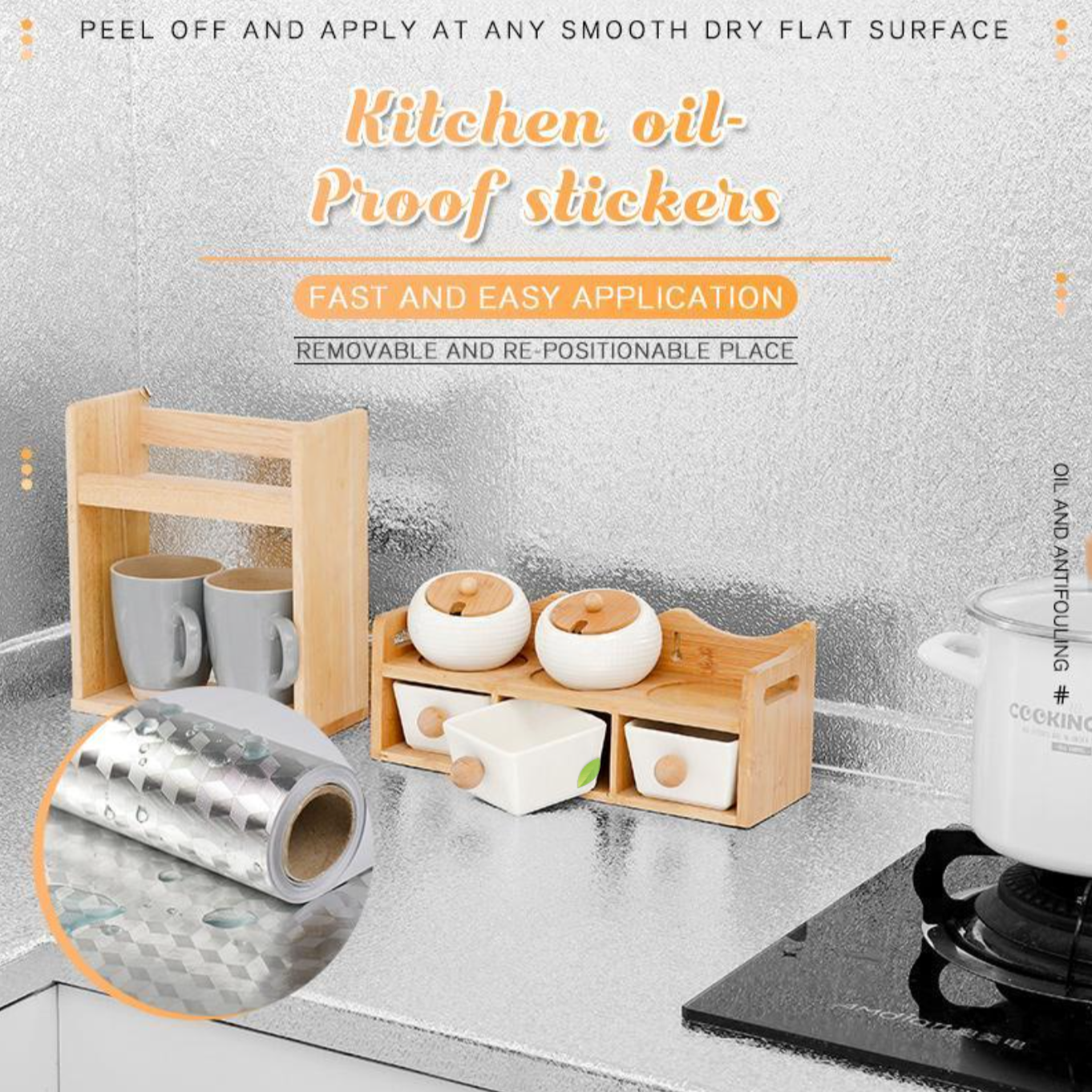 Oil Resistant Kitchen Sticker