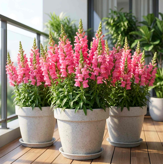 Beautifull Antirrhinum Seeds With Organic Plants Booster