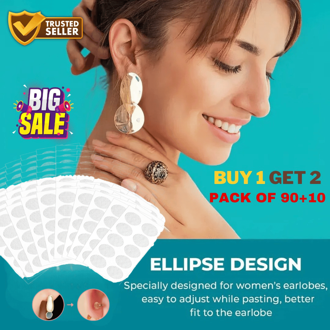 Premium Earlobe Support Patches (100 PCS)