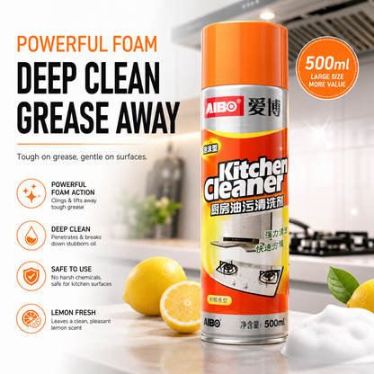 AIBO Kitchen Cleaner Foam Spray (500ml)
