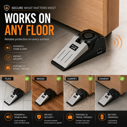 Portable Door Stop Security Alarm