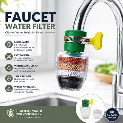 (Pack of 2) Water Filter Faucet