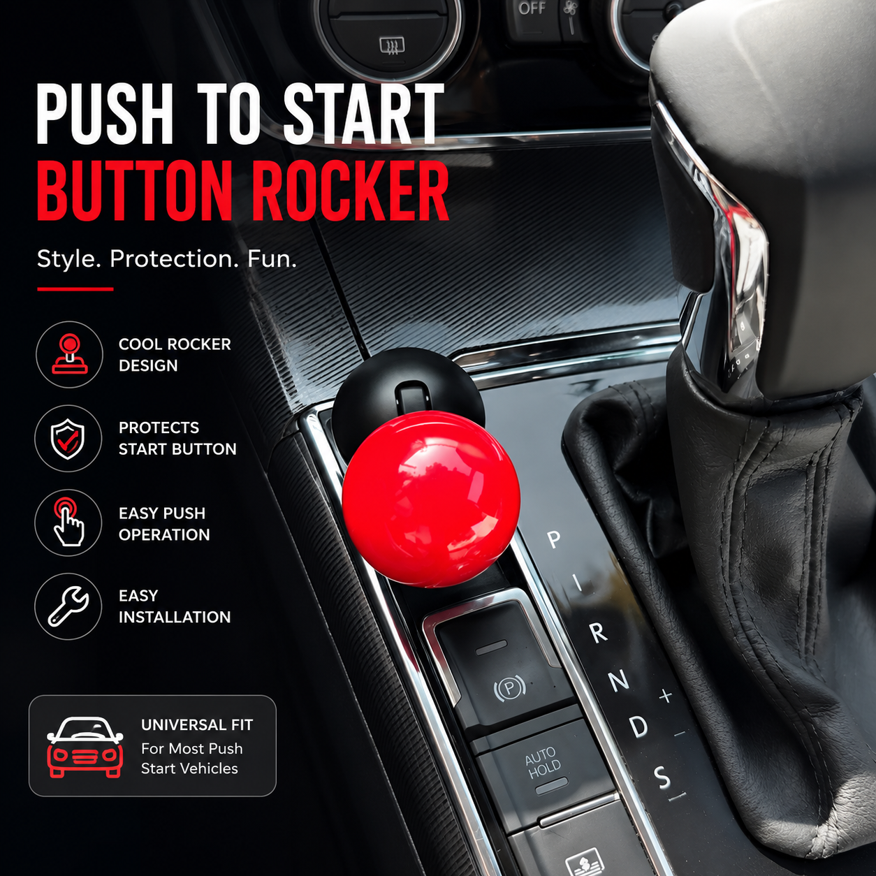 Car Push to Start Button Rocker