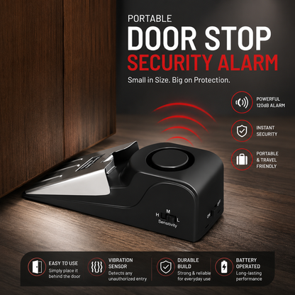 Portable Door Stop Security Alarm