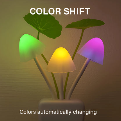 Mushroom Night Lamp – Color Changing LED Night Light for Bedroom & Kids Room