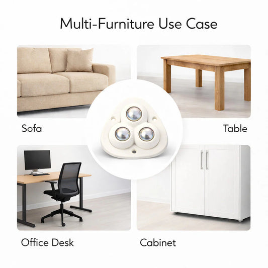 Heavy Furniture Sofa Table Moving Wheels — Pack of 8