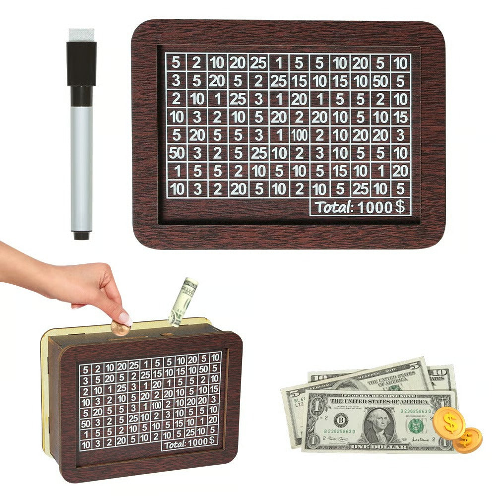 Wooden Saving Money Box