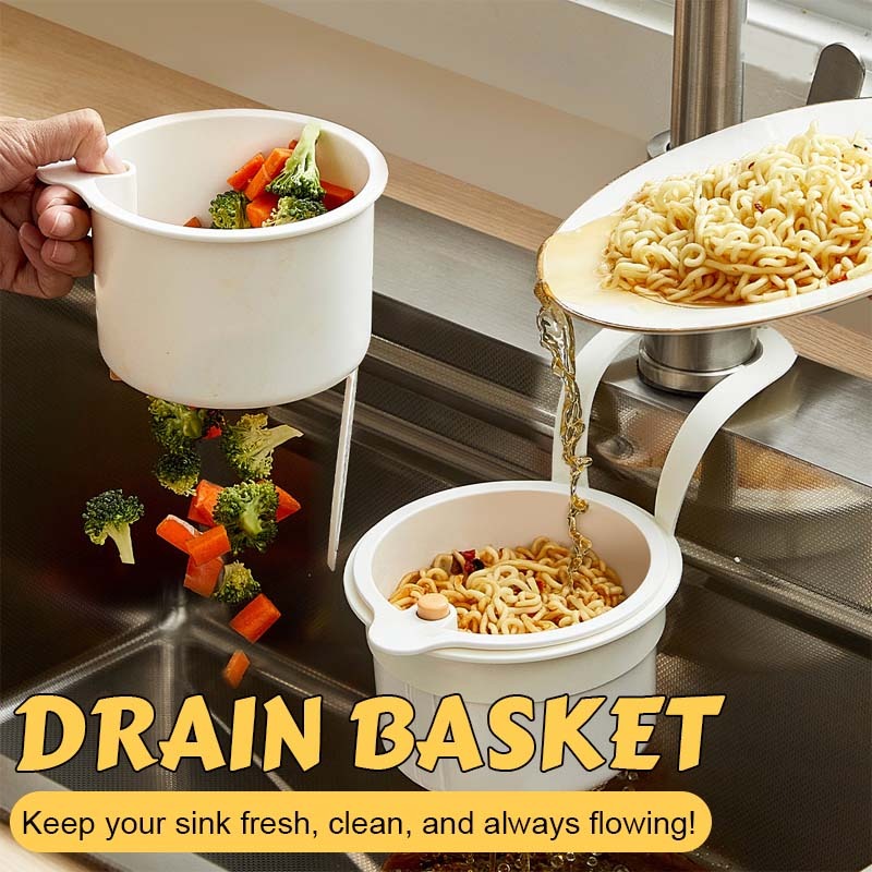 Hanging Sink Drain Basket (Assorted Colors)