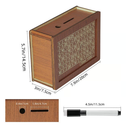Wooden Saving Money Box
