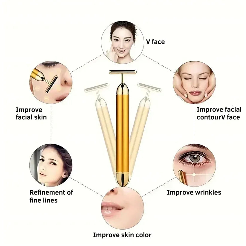 RadianceLift™ Sonic 24K Gold Electric Facial Sculpt Massager