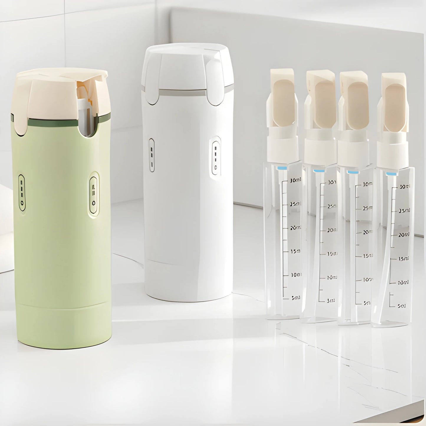 4-in-1 Toiletry Bottle Kit with Case for Travel