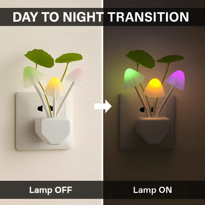 Mushroom Night Lamp – Color Changing LED Night Light for Bedroom & Kids Room