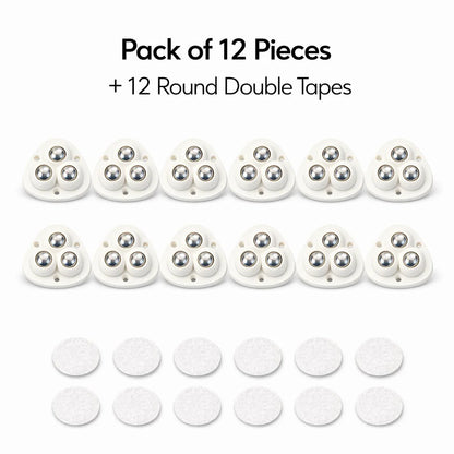 Heavy Furniture Sofa Table Moving Wheels — Pack of 8
