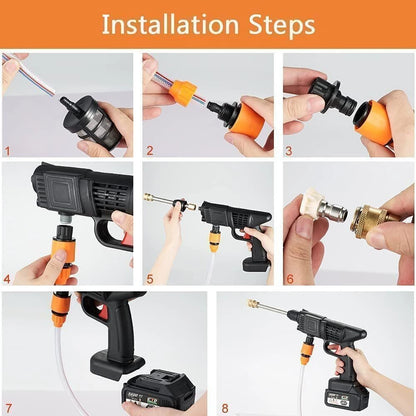 Portable high spread water Gun Kit
