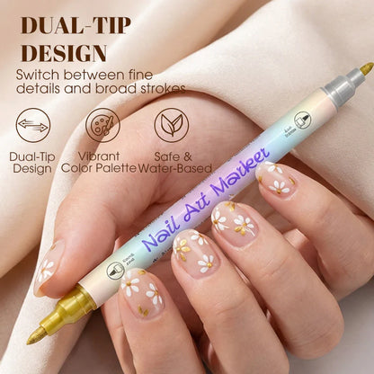 Nail Art Pen Set Of 12